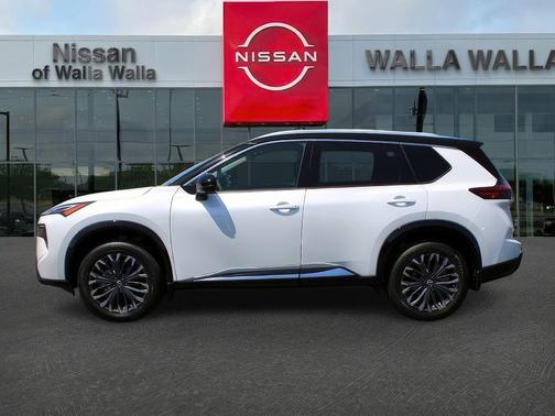 White / Black 2026 Nissan Rogue Platinum
