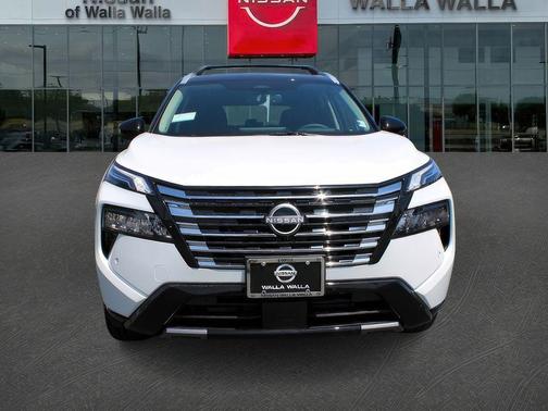 White / Black 2026 Nissan Rogue Platinum