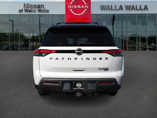 White / Black 2026 Nissan Pathfinder Platinum