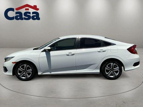 Taffeta White 2018 Honda Civic LX