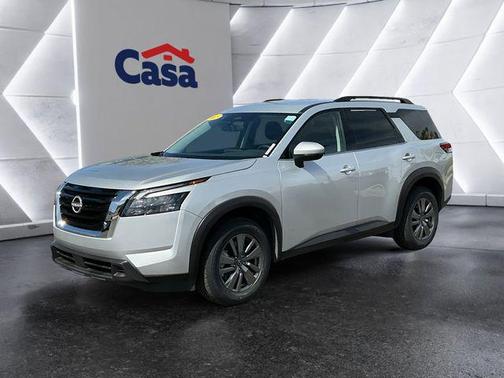 Brilliant Silver Metallic 2025 Nissan Pathfinder SV FWD