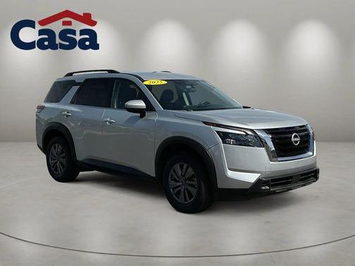 Brilliant Silver Metallic 2025 Nissan Pathfinder SV FWD