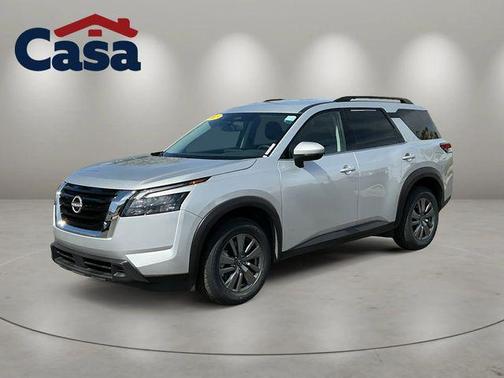 Brilliant Silver Metallic 2025 Nissan Pathfinder SV FWD