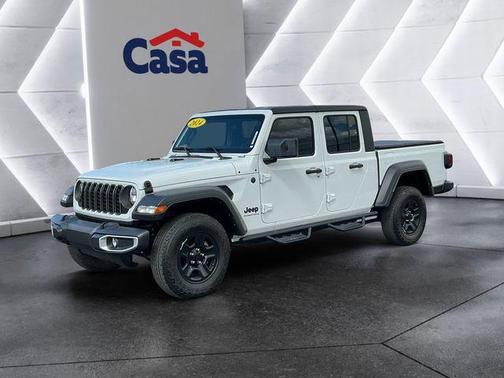 Bright White Clearcoat 2024 Jeep Gladiator Sport