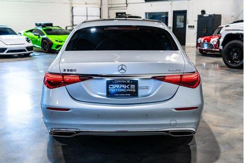 Gray 2021 Mercedes-Benz S-Class S 580 4MATIC
