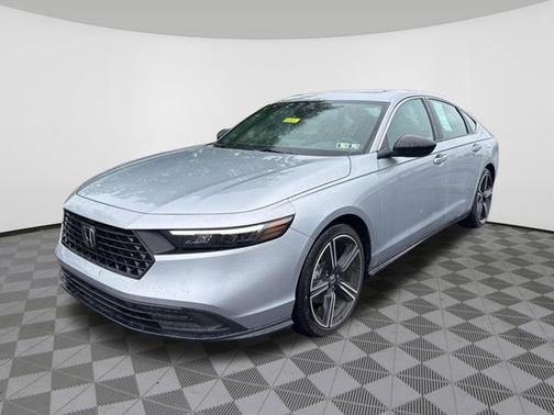 Solar Silver Metallic 2025 Honda Accord Hybrid Sport