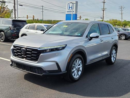 Solar Silver Metallic 2025 Honda CR-V EX