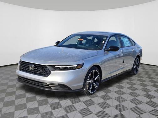Silver 2026 Honda Accord Hybrid Sport