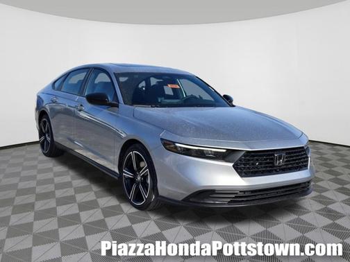 Silver 2026 Honda Accord Hybrid Sport