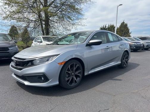 Lunar Silver Metallic 2019 Honda Civic Sport