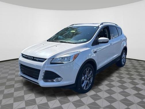 White Platinum Tricoat 2014 Ford Escape Titanium