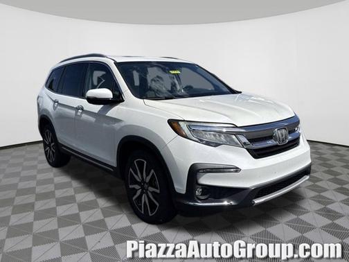 White Diamond Pearl 2019 Honda Pilot Elite