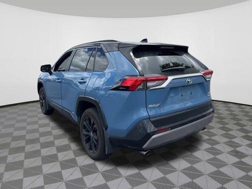 Cavalry Blue/Midnight Black Metallic 2023 Toyota RAV4 Hybrid XSE