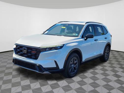 Platinum White Pearl 2026 Honda CR-V Hybrid TrailSport