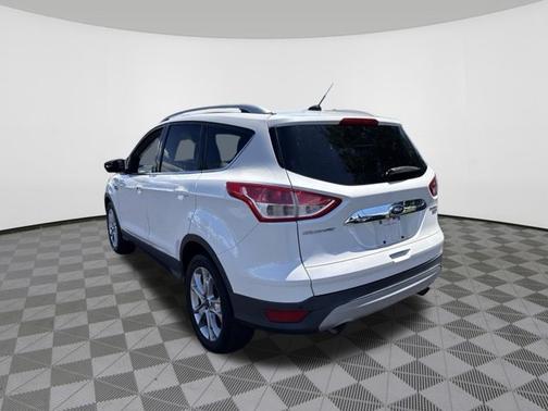 White Platinum Metallic Tri Coat 2016 Ford Escape Titanium