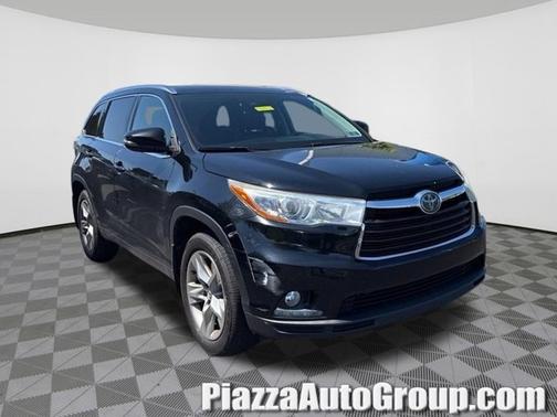 Midnight Black Metallic 2016 Toyota Highlander Limited Platinum