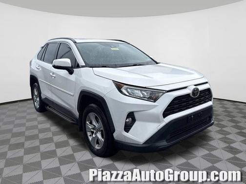 Super White 2019 Toyota RAV4 XLE