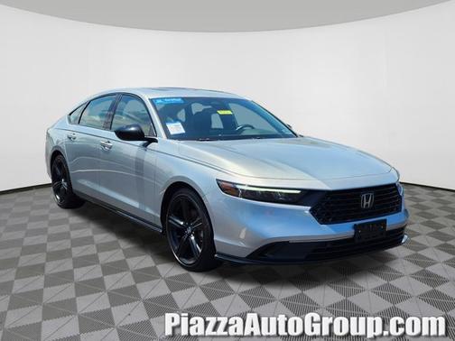 Solar Silver Metallic 2024 Honda Accord Hybrid Sport-L