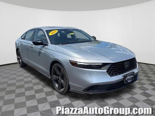 Solar Silver Metallic 2024 Honda Accord Hybrid Sport-L