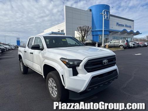 White 2025 Toyota Tacoma SR