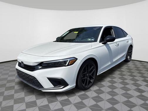 Platinum White Pearl 2023 Honda Civic Sport
