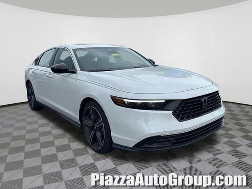 Platinum White Pearl 2025 Honda Accord Hybrid Sport