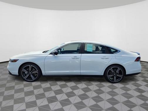 Platinum White Pearl 2025 Honda Accord Hybrid Sport