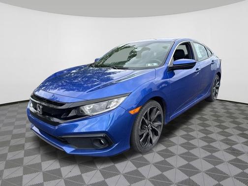 Aegean Blue Metallic 2019 Honda Civic Sport