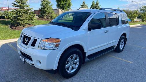 Pearl White 2015 Nissan Armada SV