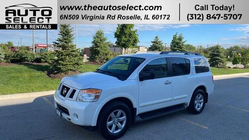 Pearl White 2015 Nissan Armada SV