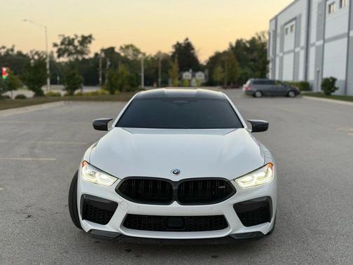 Alpine White 2022 BMW M8 Gran Coupe Competition