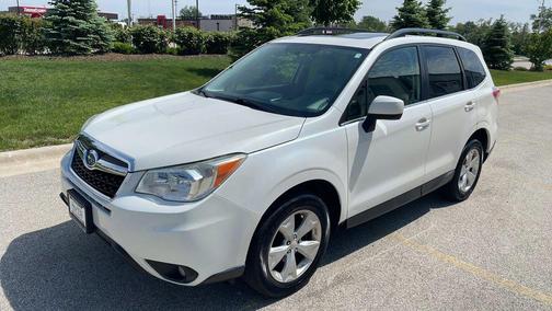 Satin White Pearl 2014 Subaru Forester 2.5i Limited
