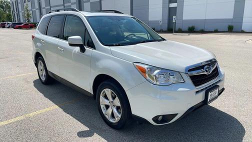 Satin White Pearl 2014 Subaru Forester 2.5i Limited