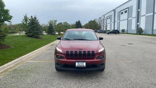 Deep Cherry Red Crystal Pearlcoat 2017 Jeep Cherokee Sport