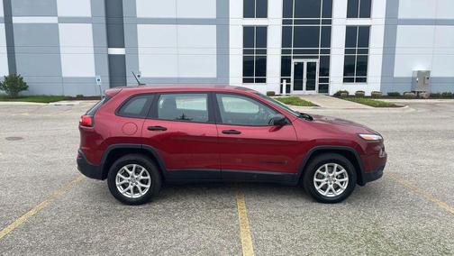 Deep Cherry Red Crystal Pearlcoat 2017 Jeep Cherokee Sport