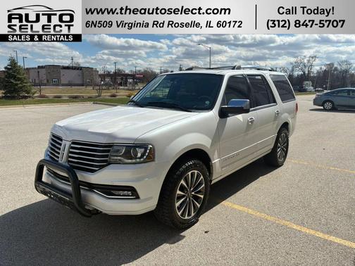 White Platinum Metallic Tri-Coat 2016 Lincoln Navigator Select
