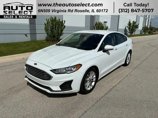Oxford White 2020 Ford Fusion SE