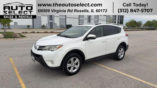 Super White 2013 Toyota RAV4 XLE