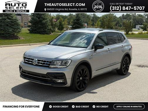 Pyrite Silver Metallic 2021 Volkswagen Tiguan 2.0T SE R-Line Black 4MOTION