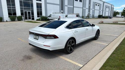 Platinum White Pearl 2025 Honda Accord Hybrid Sport