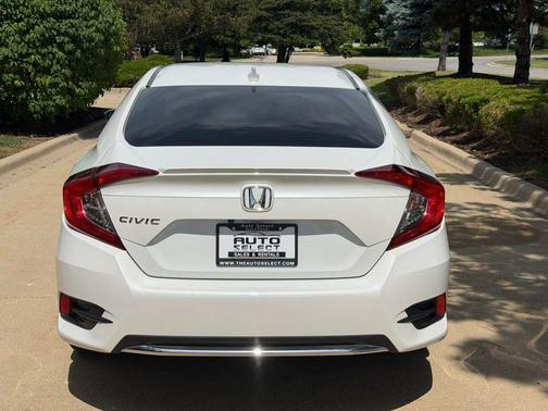Platinum White Pearl 2021 Honda Civic EX