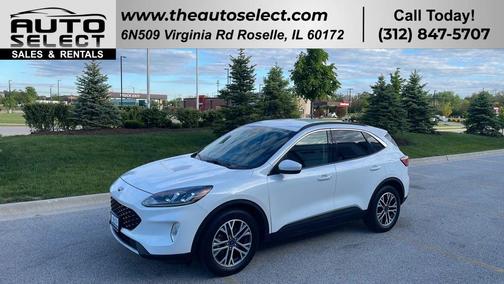 Star White Metallic Tri-Coat 2020 Ford Escape SEL