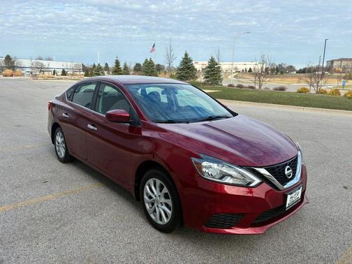 Red 2018 Nissan Sentra SV