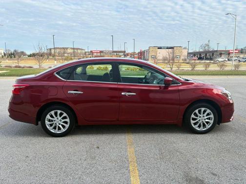 Red 2018 Nissan Sentra SV