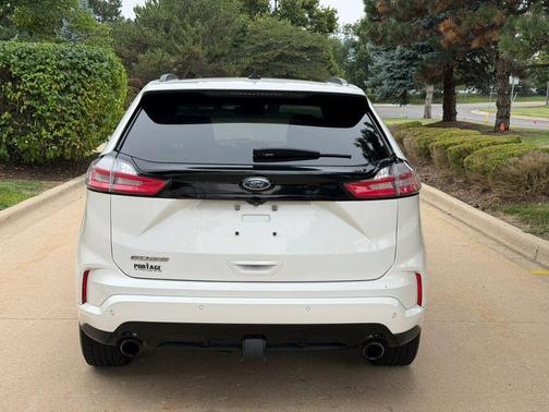 Star White Metallic Tri-Coat 2020 Ford Edge ST