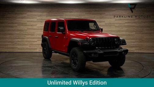 Firecracker Red Clearcoat 2022 Jeep Wrangler Willys