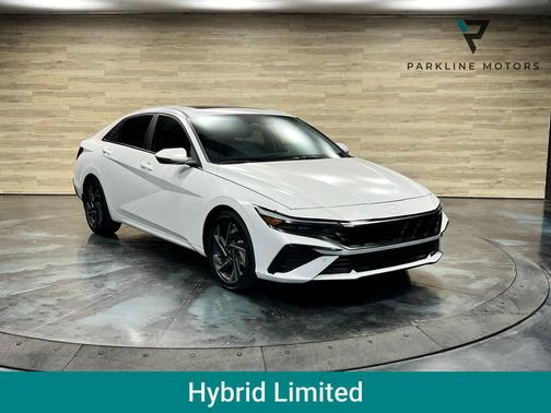 Serenity White 2024 Hyundai ELANTRA HEV Limited