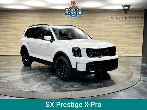 Glacial White Pearl 2025 Kia Telluride SX Prestige X-Pro