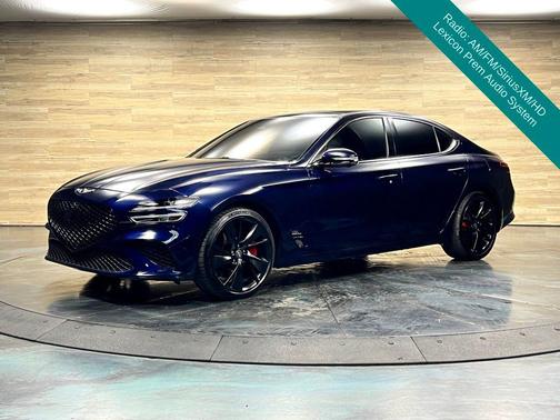 Capri Blue 2023 Genesis G70 3.3T RWD