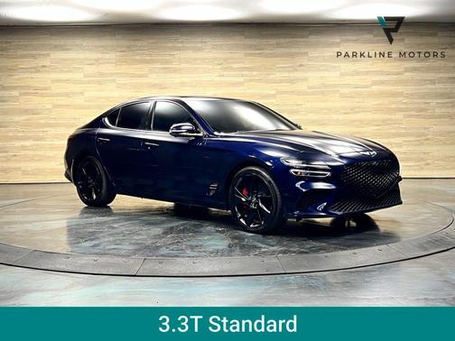 Capri Blue 2023 Genesis G70 3.3T RWD
